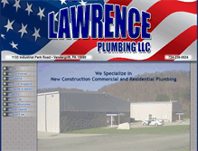 Tablet Screenshot of lawrenceplumbingllc.com